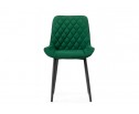 Стул на металлокаркасе Седа ромб зеленый / черный в Каменске-Уральском