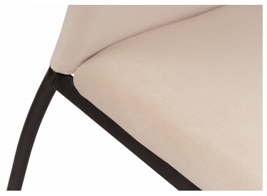 Стул на металлокаркасе Tod beige / black в Каменске-Уральском