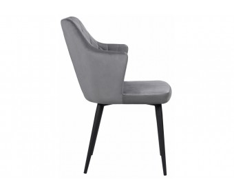 Стул на металлокаркасе Velen dark gray