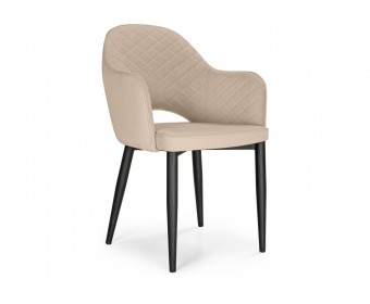 Стул на металлокаркасе Vener beige / black