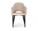Стул на металлокаркасе Vener beige / black в Каменске-Уральском