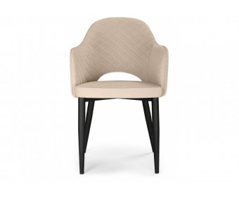 Стул на металлокаркасе Vener beige / black