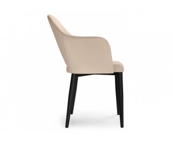 Стул на металлокаркасе Vener beige / black