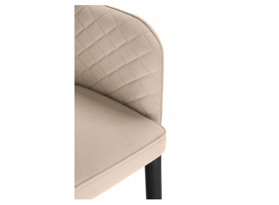 Стул на металлокаркасе Vener beige / black в Каменске-Уральском