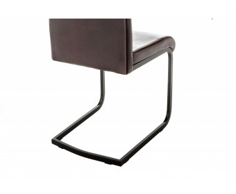 Стул Porte shiny brown