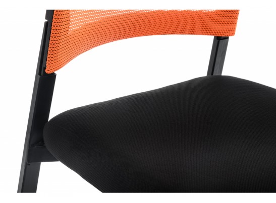 Стул Zola черный / оранжевый в Каменске-Уральском