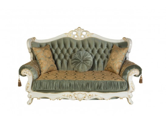 Кресло Эсмеральда, белый нефрит