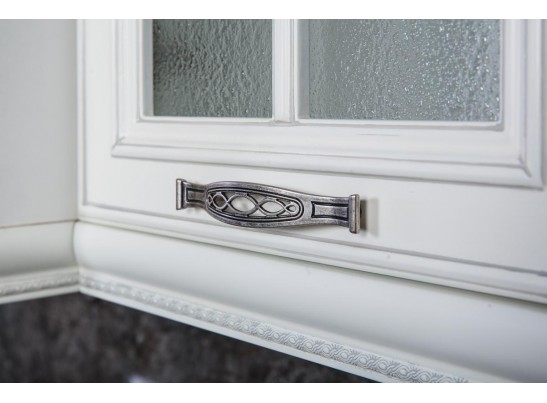 Кухня Кальяри Бьянка 26 (3,6 м) белый матовый