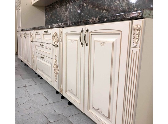 Кухня Афина 5 (3,6 м) крем