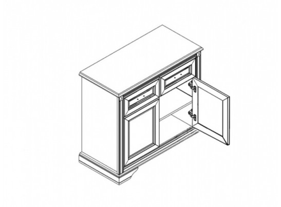 Тумба Стилиус B169-KOM2D2S\80