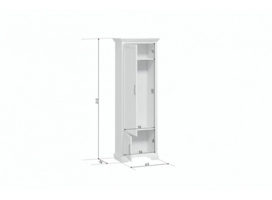 Шкаф Стилиус B169-SZF2D