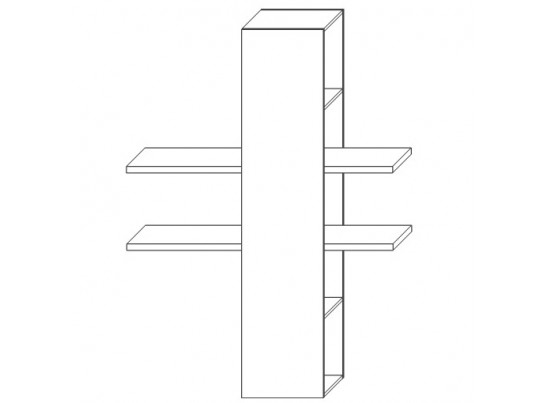 Полка навесная Альда
