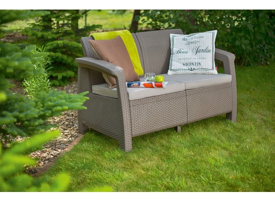 Диван пластиковый Corfu love seat