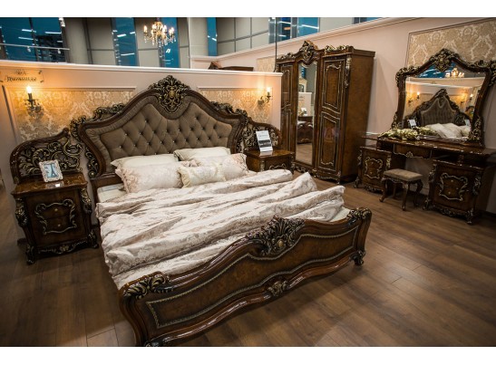 Кровать двуспальная Джоконда (корень дуба)