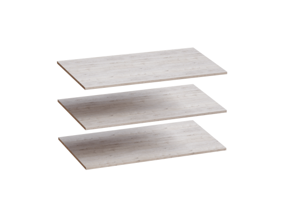 Комплект полок (3шт) для шкафа 4 дв Соренто