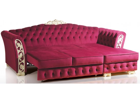 Диван двухместный "ТУРИН" с оттоманкой