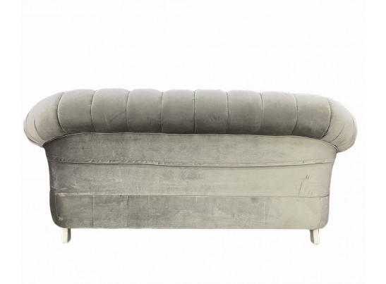 Комплект мягкой мебели Лорена белый матовый БП (ткань: благородный серый)