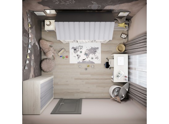 Сундук Crusoe Grey