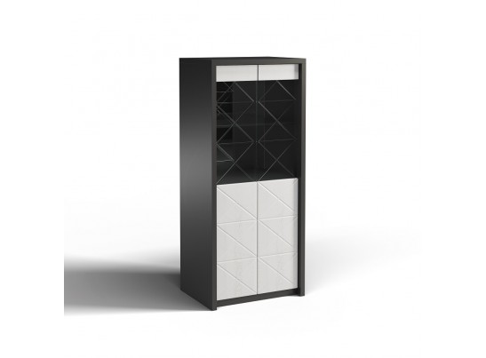 Шкаф с витриной 2Д Монако