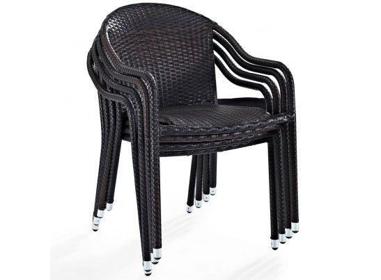 Плетеное кресло из искусственного ротанга AFM-318A-Brown в Каменске-Уральском