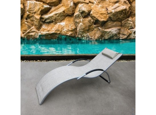 Шезлонг-лежак ГРАЦИЯ MC-3039GC Grey в Каменске-Уральском