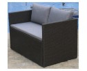 Плетеный диван-трансформер S330A-W63 Brown в Каменске-Уральском