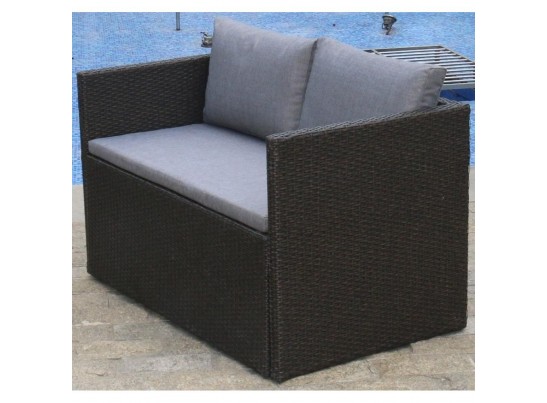 Плетеный диван-трансформер S330A-W63 Brown в Каменске-Уральском