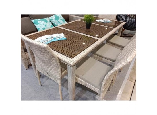 Комплект плетеной мебели T365/S65C-W85 Latte