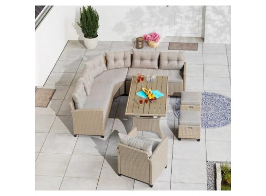 Комплект плетеной мебели AFM-373B Beige