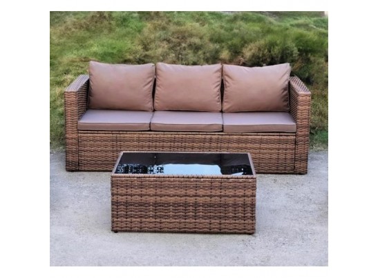 Комплект плетеной мебели AFM-302AL Brown