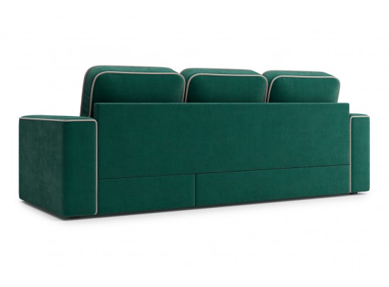 Угловой диван-кровать Астон, Изумрудный