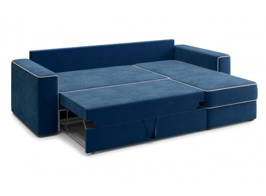 Угловой диван-кровать Астон, Синий