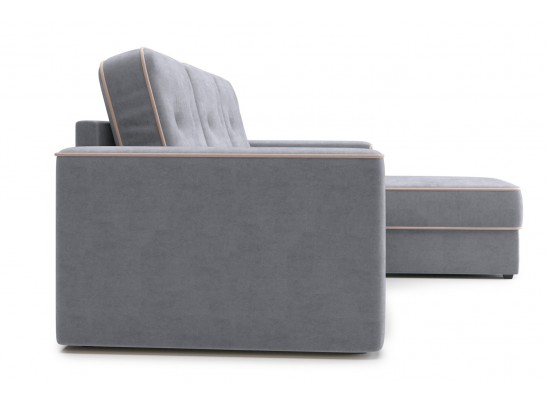 Угловой диван-кровать Астон, Светло-серый