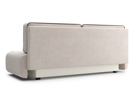 Диван прямой Уно, Молочный-коричневый