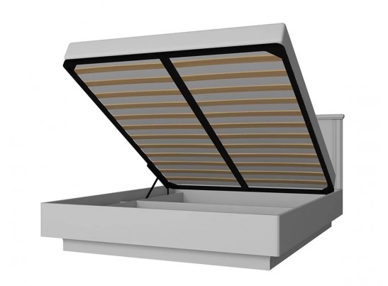 Кровать Валенсия 160 с подъемником серый в Каменске-Уральском