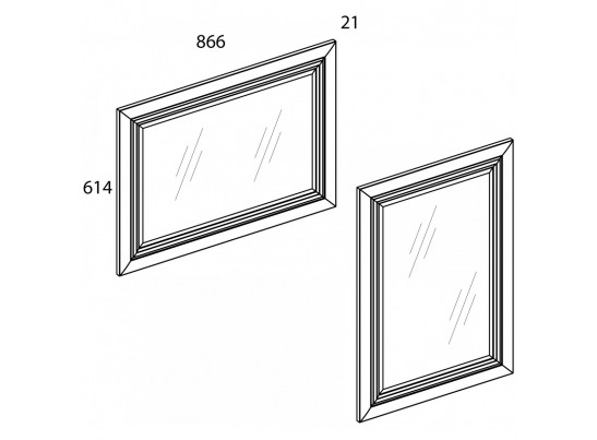 Зеркало навесное TOSCANA new в Каменске-Уральском