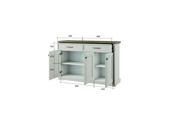 Тумба 3D2S TOSCANA NEW