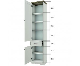 Шкаф 2D1S TOSCANA NEW