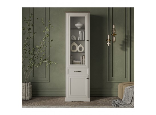 Шкаф с витриной 1V1D1S TOSCANA в Каменске-Уральском