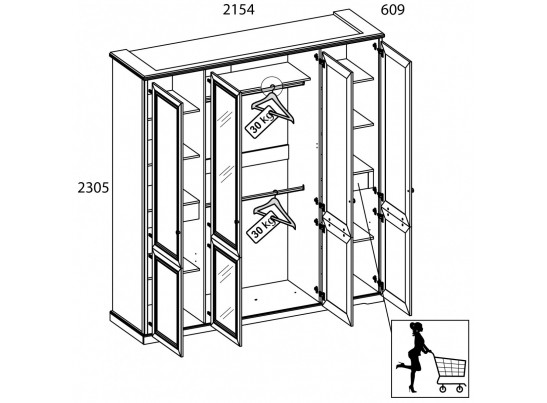TOSCANA NEW, Ящик 46. Цвет ПЕРСИДСКИЙ ЖЕМЧУГ