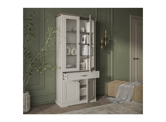 Шкаф с витриной 2V2D1S TOSCANA в Каменске-Уральском