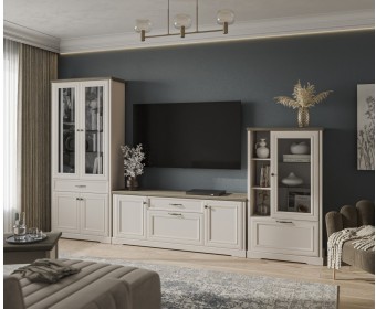 Гостиная TOSCANA Вариант 2 ПЕРСИДСКИЙ ЖЕМЧУГ/КАНЬОН