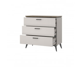 VINATI, Комод 3S. Цвет ПЕРСИДСКИЙ ЖЕМЧУГ/ АМАРОК