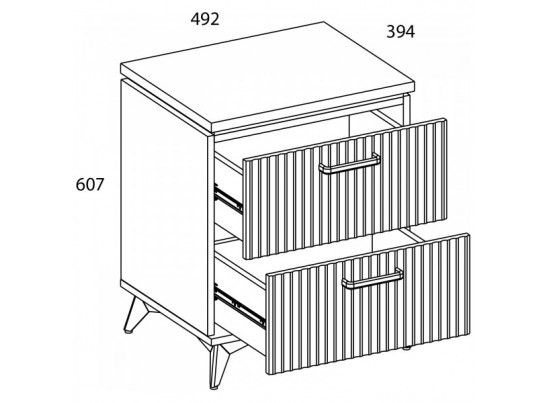 Спальный гарнитур VINATI Вариант 1 ПЕРСИДСКИЙ ЖЕМЧУГ/ АМАРОК