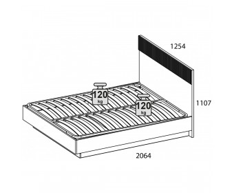 Спальный гарнитур VINATI Вариант 1 ПЕРСИДСКИЙ ЖЕМЧУГ/ АМАРОК