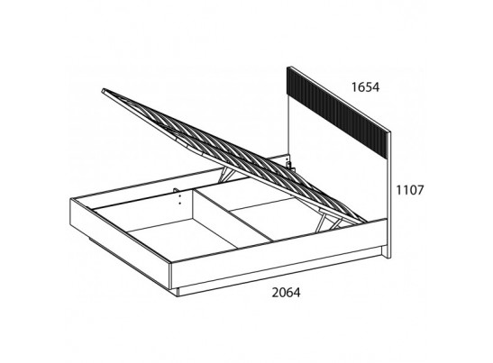 Спальный гарнитур VINATI Вариант 2 ПЕРСИДСКИЙ ЖЕМЧУГ/ АМАРОК