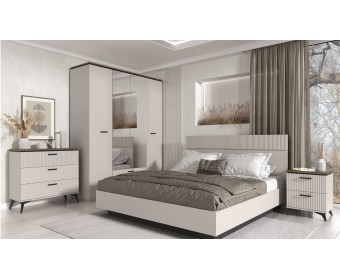 Спальный гарнитур VINATI Вариант 3 ПЕРСИДСКИЙ ЖЕМЧУГ/ АМАРОК