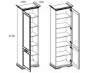 SEVILLA, Шкаф 2D. Цвет БЕЛЫЙ
