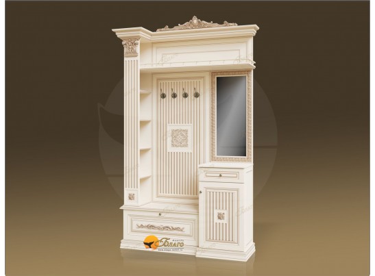 Прихожая Б11.4-13 в багете Карамель/патина золото в Каменске-Уральском