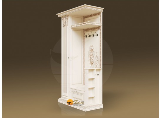 Прихожая Б11.5-2 (декор "ЦД-24) Карамель/патина золото в Каменске-Уральском